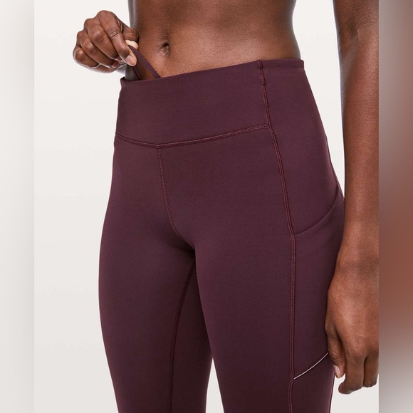 Lululemon Athletica Dark Adobe Speed Up Tight Full On Luxtreme 28” Legging - Picture 2 of 13